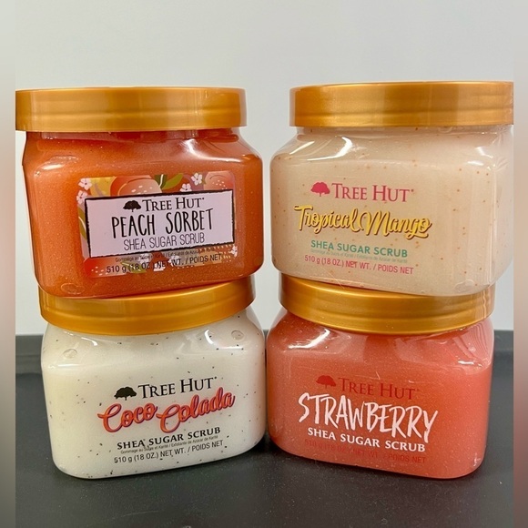 2 pc Tree Hut Sugar Exfoliating Body Scrub - Picture 1 of 5